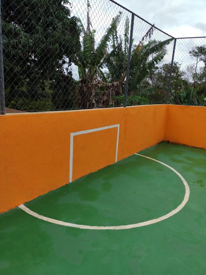 Chacara Bella Vida Com Piscina Churrasqueira Salao De Festas Fogao A Lenha Quadra Aracariguama Exterior foto